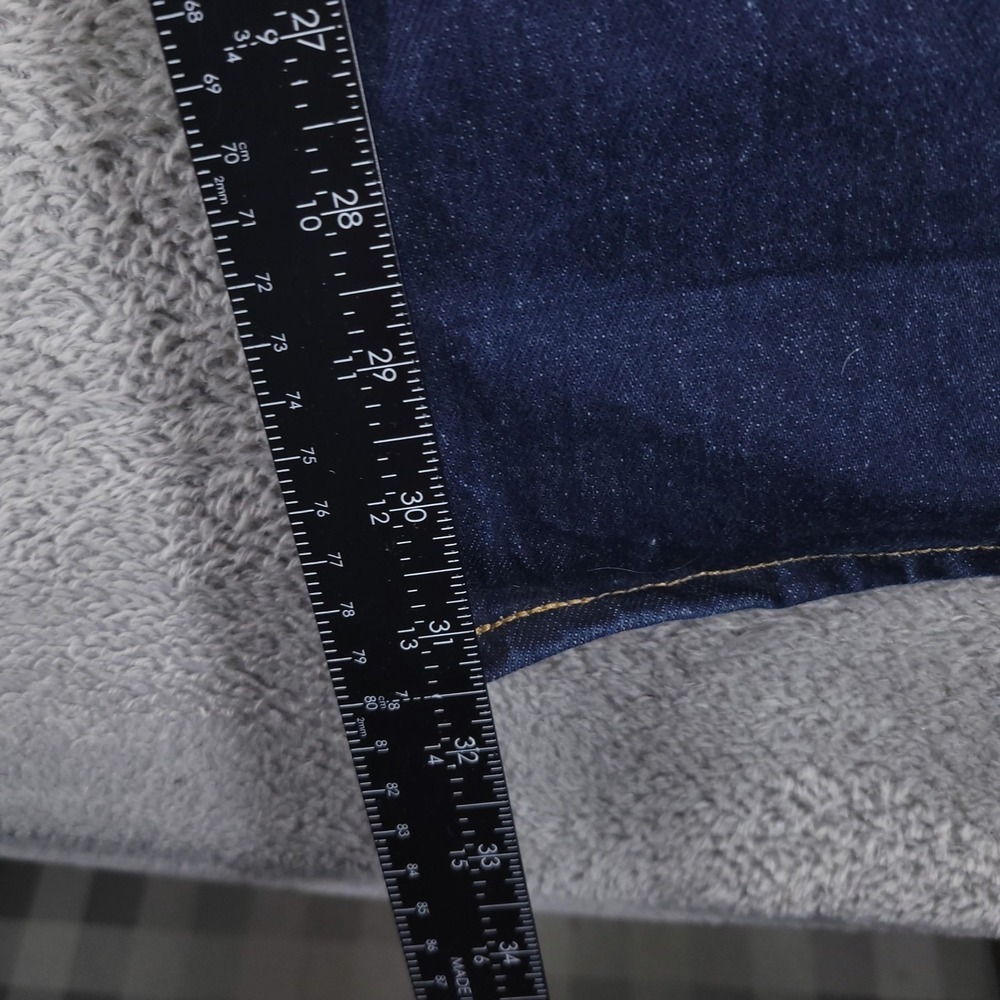 Levis Jeans Womens 31 Blue Ribcage Bootcut High Rise Button Fly Stretch - Picture 9 of 11